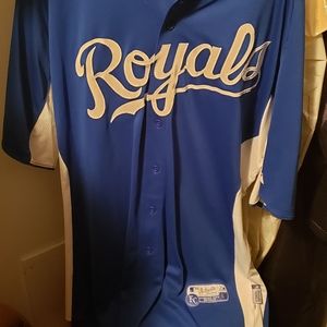 Game Worn Autographed Kansas City Royals Jersey